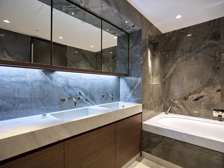 Apartamento de luxo, Nova Iorque: Casa de banho.